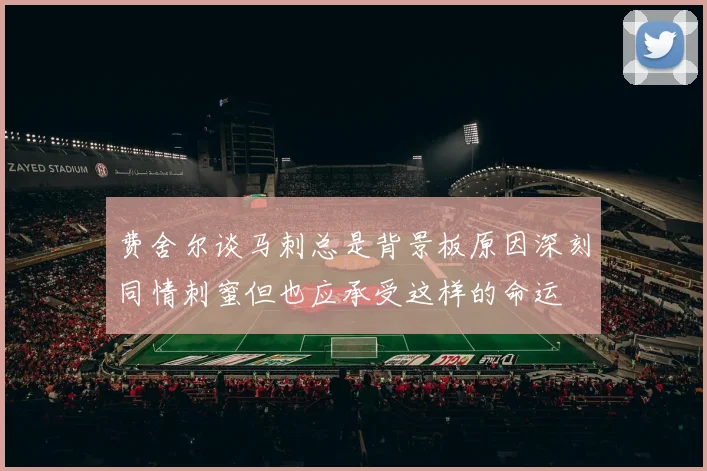 费舍尔谈马刺总是背景板原因深刻同情刺蜜但也应承受这样的命运